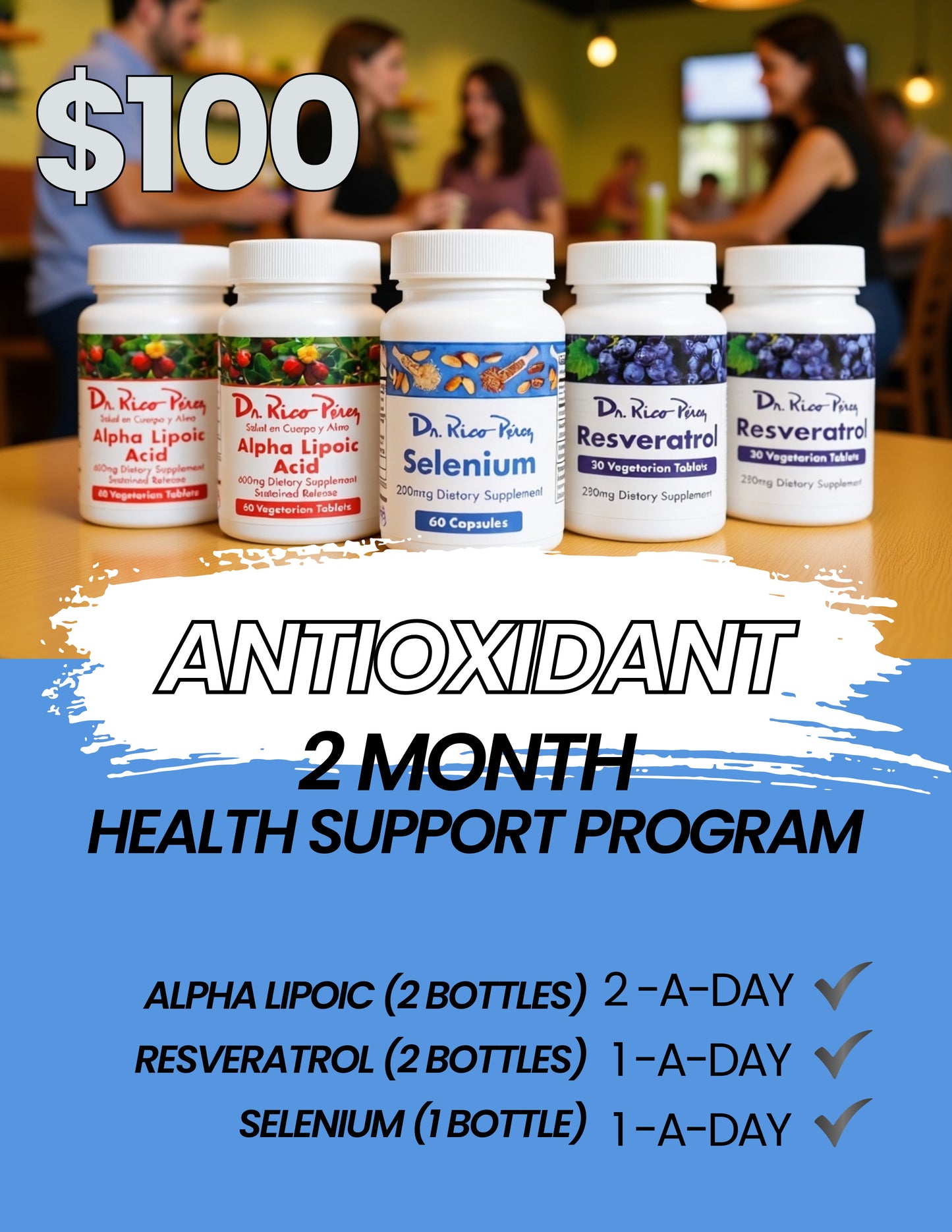 Antioxidante, programa de 2 meses