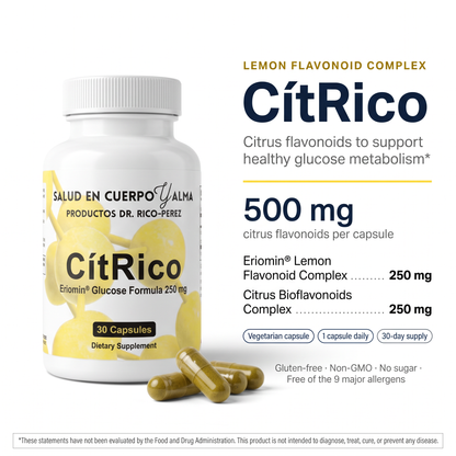 Dr. Rico Perez CítRico (Eriomin Glucose Formula) bottle