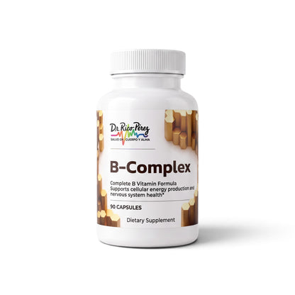 Dr. Rico Perez B-Complex 90 Capsules bottle, front