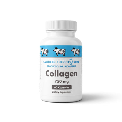 Dr. Rico Perez Collagen 60 Capsules bottle, front