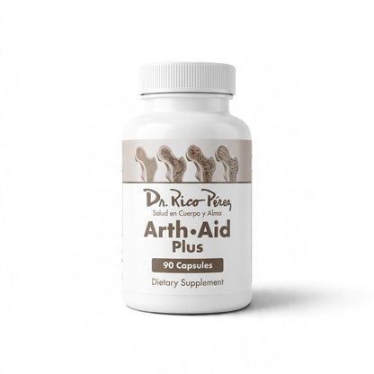 Dr. Rico Perez Arth-Aid 90 Capsules bottle, front