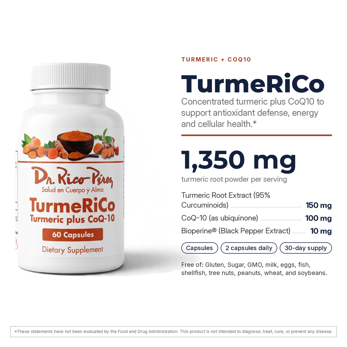 Dr. Rico Perez TurmeRiCo facts card