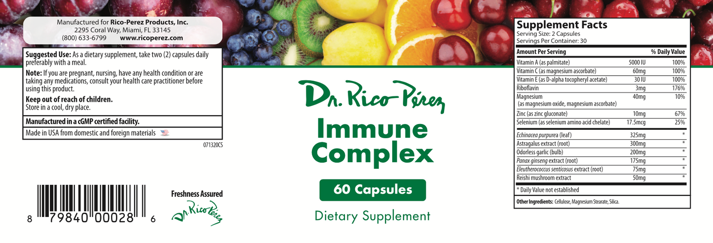 Immune Booster, 2 Month Program