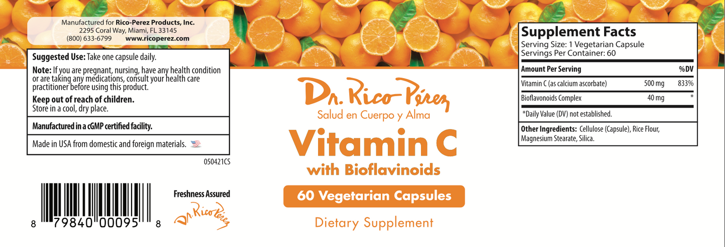 Vitamina C con bioflavonoides