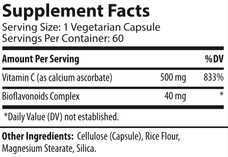 Vitamina C con bioflavonoides